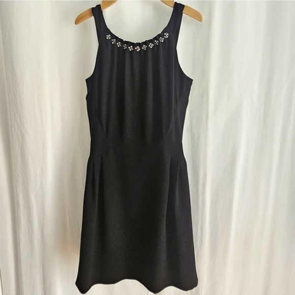 Tory Burch Black Sleeveless Midi Dress - Picture 2 of 16